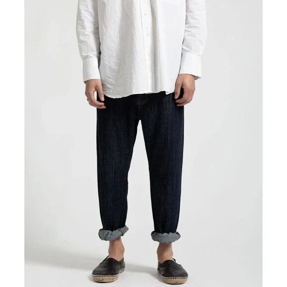 OneTeaspoon | NWT | Mens Organic Raw Bandit Jean - Raw Indigo | Sz: 33x27 - Picture 3 of 7